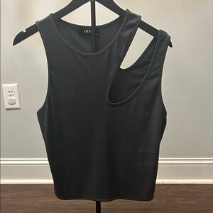 Cider Charcoal Ribbed Tank Top